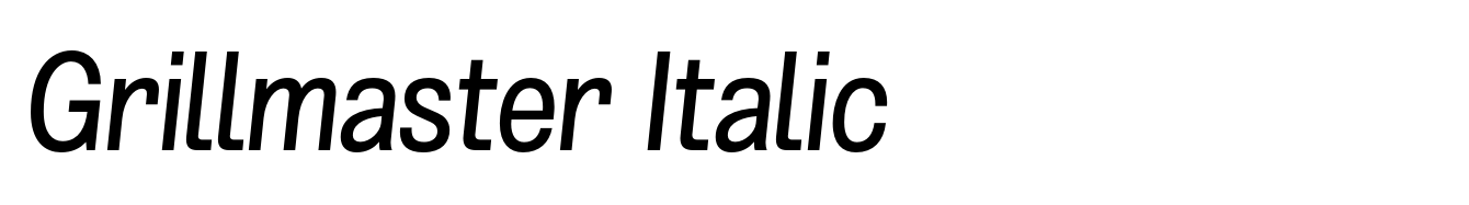 Grillmaster Italic